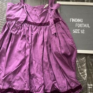 Purple Kids Casual Dress
